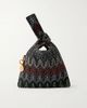MISSONI Striped Lurex shoulder bag - 1