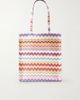 MISSONI Striped Lurex tote - 1