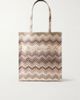 MISSONI Striped woven Lurex tote - 1