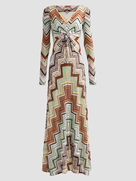 Missoni Women's Geometric Twist Maxi Dress