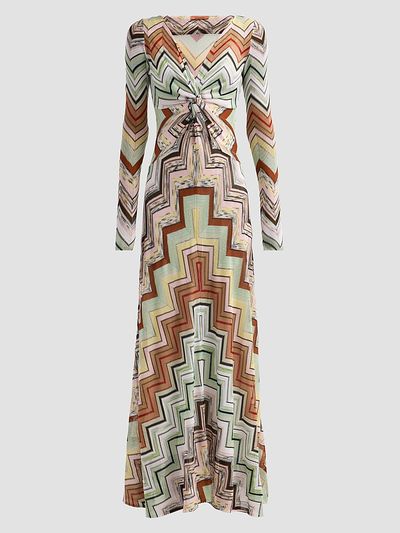 Missoni Women's Geometric Twist Maxi Dress