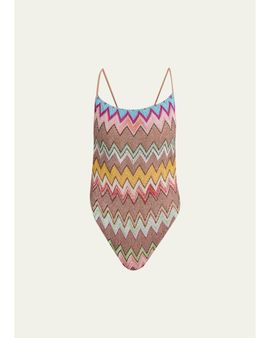 Missoni Zig Zag Chevron One-Piece Swimsuit
