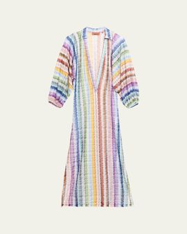 Missoni Zig Zag Knit Maxi Dress Coverup