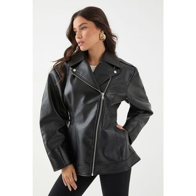 MissPap MissPap Faux Leather Biker Jacket