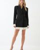MissPap MissPap Lace Hem Tailored Blazer Dress - 2