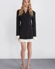 MissPap MissPap Lace Hem Tailored Blazer Dress - 5