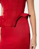 MissPap MissPap Premium Bonded Satin Corset Midaxi Dress - 3
