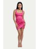 MissPap MissPap Premium Panelled Bonded Satin Dress - 1