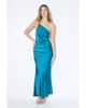 MissPap MissPap Satin Asymmetric Maxi Bridesmaid Dress - 1