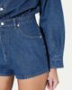 MissPap MissPap Structured Shoulder Denim Playsuit - 3
