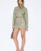 MissPap MissPap Woven Detail Faux Leather Jacket - 2