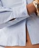 Missyempire Missy Empire balloon sleeve fitted shirt in blue pinstripe - part of a set - 4