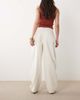 Missyempire Missy Empire cotton barrel leg jeans in off white - 3