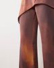 Missyempire Missy Empire cotton satin wide leg pants in rust & burgundy print - part of a set-Brown - 3