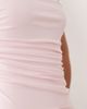 Missyempire Missy Empire double sculpted slinky bandeau ruched waist detail maxi dress in pink - 3