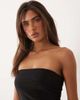 Missyempire Missy Empire double sculpted slinky bandeau top in black - part of a set - 3