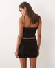 Missyempire Missy Empire double sculpted slinky mini skirt in black - part of a set - 4