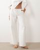 Missyempire Missy Empire drawstring waist wide leg pants in white - part of a set - 2