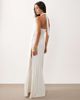 Missyempire Missy Empire halterneck wrap drape front detail maxi dress in white - 4