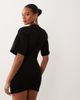 Missyempire Missy Empire modal bell sleeve fitted T-shirt dress in black - 4