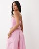 Missyempire Missy Empire poplin bandeau top in pink striped print - part of a set - 4