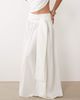 Missyempire Missy Empire poplin drop waist full maxi skirt in white - 2