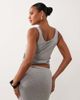 Missyempire Missy Empire scoop neck knot detail top in gray - part of a set - 4
