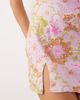 Missyempire Missy Empire sequin square neck side split mini dress in multi flower print - 2