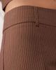 Missyempire Missy Empire tailored micro shorts in chocolate pinstripe - part of a set-Brown - 4