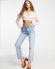 Missyempire Missyempire bra detail crop top in cream - part of a set-White - 4