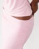 Missyempire Missyempire double sculpted slinky ruched side column maxi skirt in baby pink - part of a set - 4