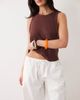 Missyempire Missyempire linen blend tie waist wide leg pants in white - 3