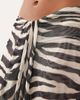 Missyempire Missyempire mesh drape front maxi skirt in black & white zebra print - part of a set - 2