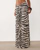 Missyempire Missyempire mesh drape front maxi skirt in black & white zebra print - part of a set - 3