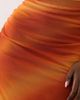Missyempire Missyempire mesh overlay strapless maxi dress in orange ombré - 3