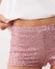 Missyempire Missyempire sequined mini shorts in pink - 4