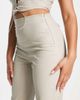 Missyempire Missyempire straight leg pants in croc leather look - part of a set-Neutral - 3