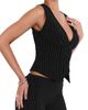 Mistress Rocks Mistress Rocks Pinstripe Waistcoat - 3
