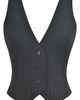 Mistress Rocks Mistress Rocks Pinstripe Waistcoat - 4