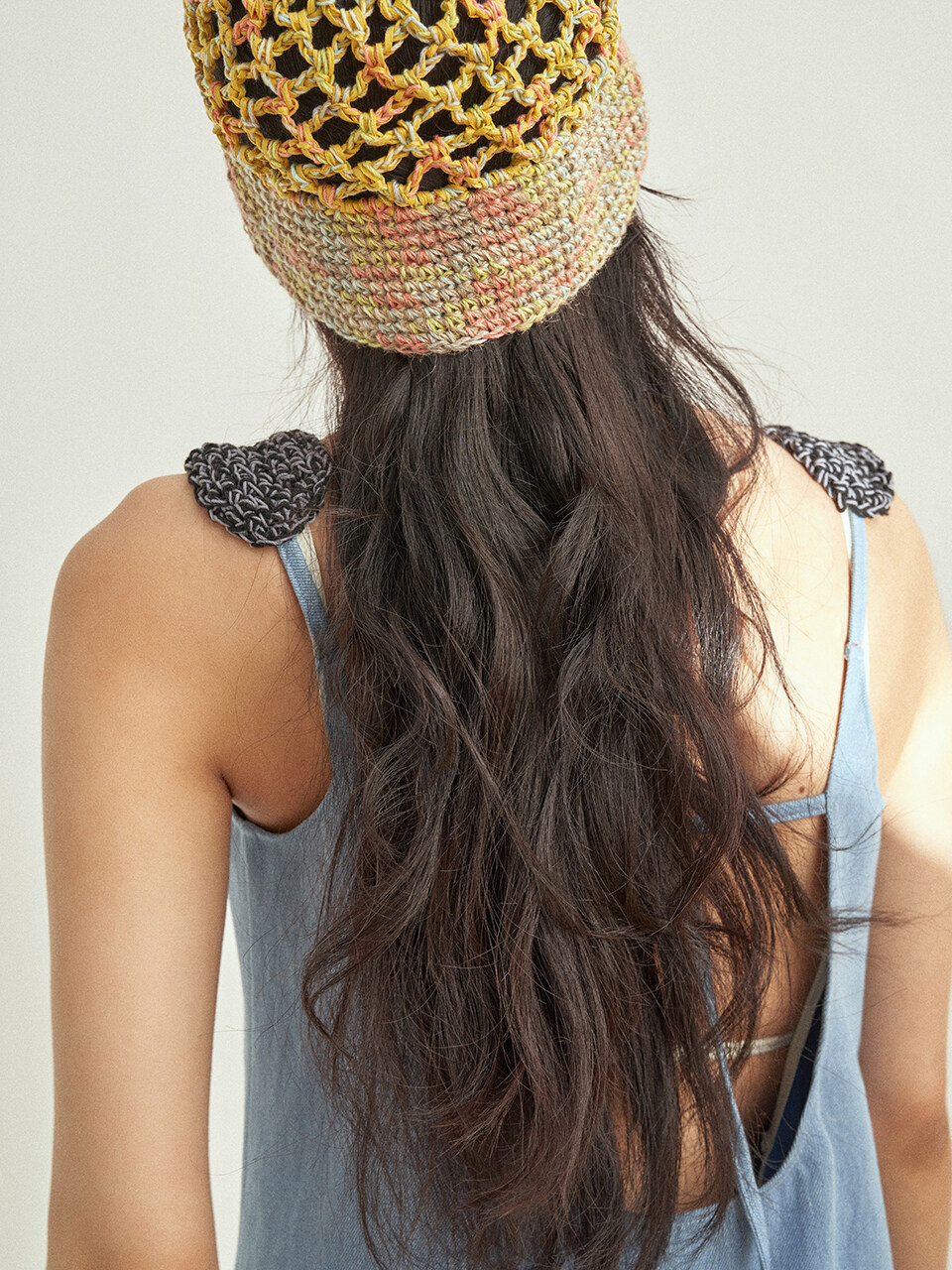 MISU A BARBE Filet Hat - Yellow
