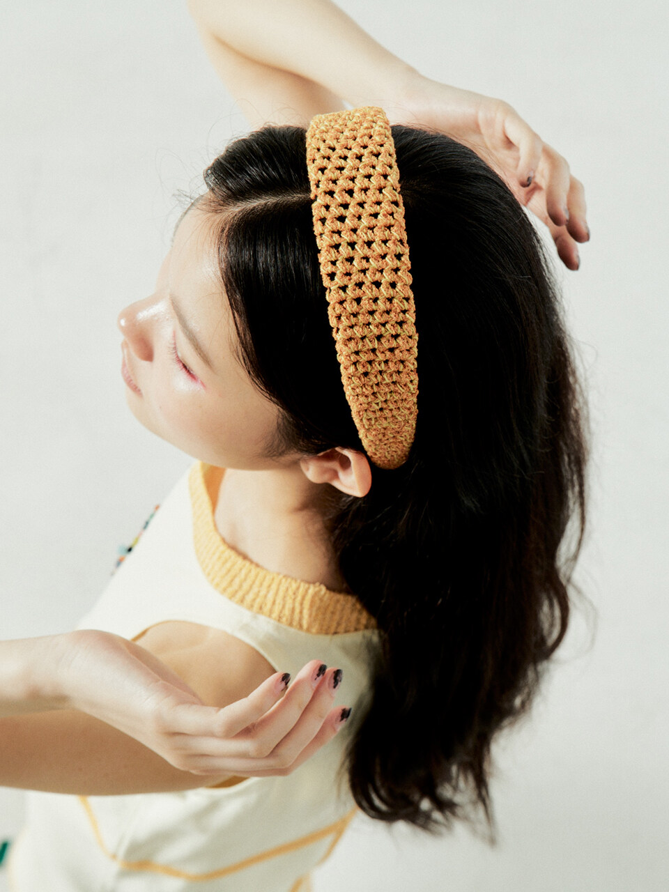 MISU A BARBE Furry Band_Yellow