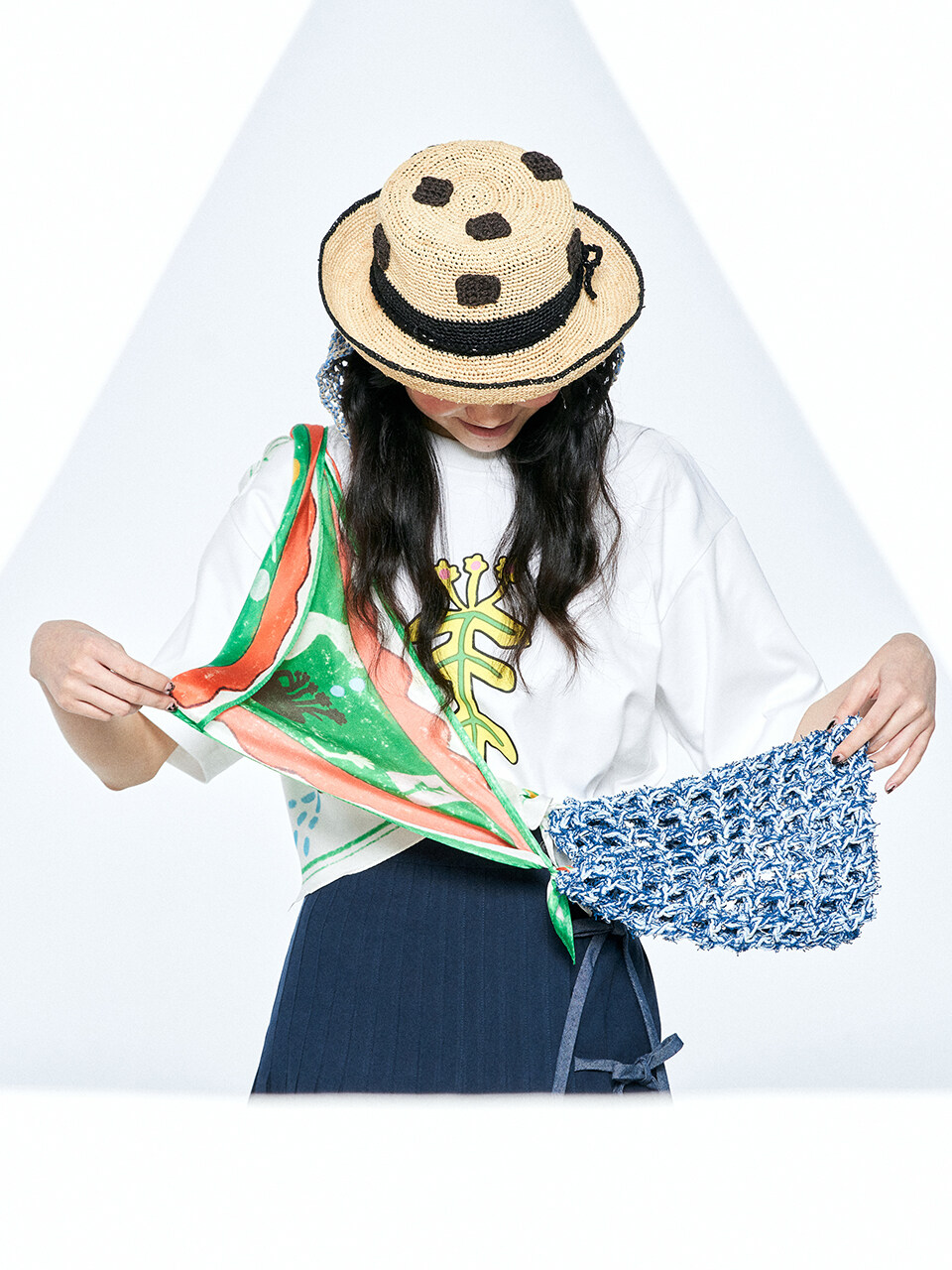 MISU A BARBE Hetty School Bag_Blue