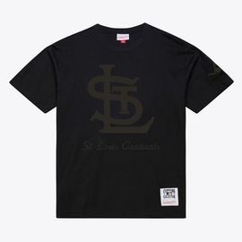 Mitchell & Ness Men Mitchell & Ness Black St. Louis Cardinals Cooperstown Collection Phantom T-Shirt 