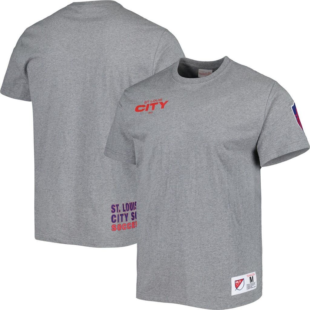 Mitchell & Ness Men Mitchell & Ness Gray St. Louis City SC City Tee 