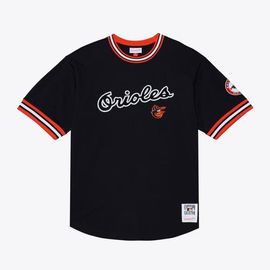 Mitchell & Ness Men's Mitchell & Ness  Black Baltimore Orioles Wild Pitch Ringer T-Shirt 