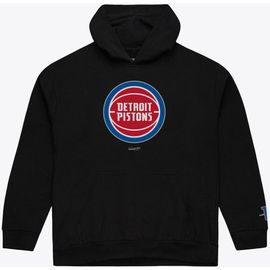 Mitchell & Ness Men's Mitchell & Ness  Black Detroit Pistons Basic Fleece Hoodie 