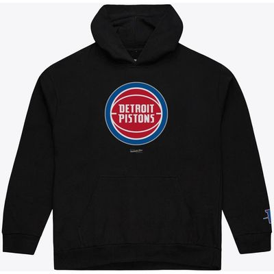Mitchell & Ness Men's Mitchell & Ness  Black Detroit Pistons Basic Fleece Hoodie 