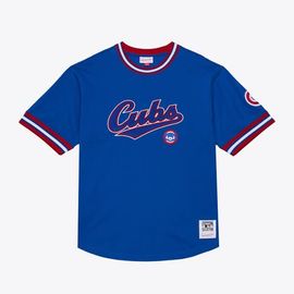 Mitchell & Ness Men's Mitchell & Ness  Royal Chicago Cubs Wild Pitch Ringer T-Shirt 