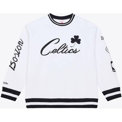 Mitchell & Ness Men's Mitchell & Ness  White Boston Celtics Arctic Fleece Sweatshirt 