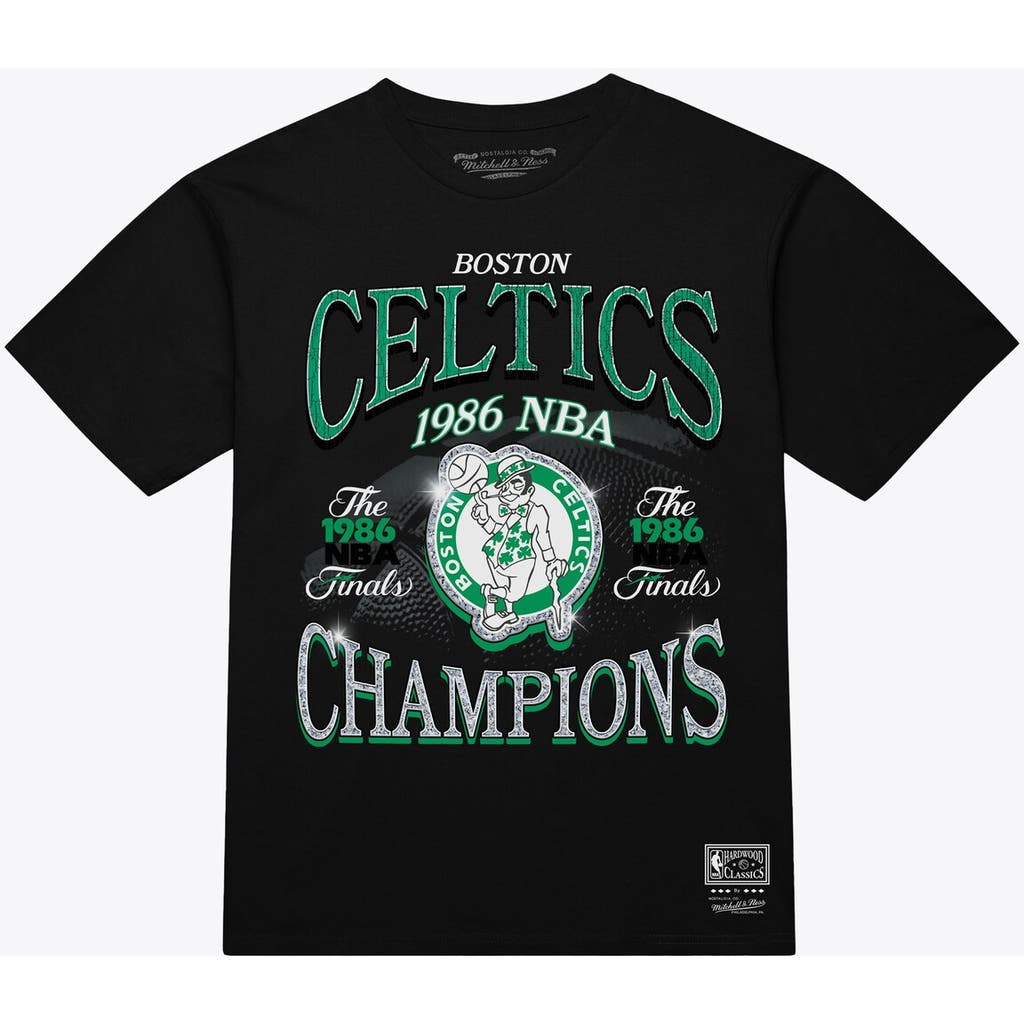 Mitchell & Ness Men's Mitchell & Ness Black Boston Celtics Champions Era T-Shirt 